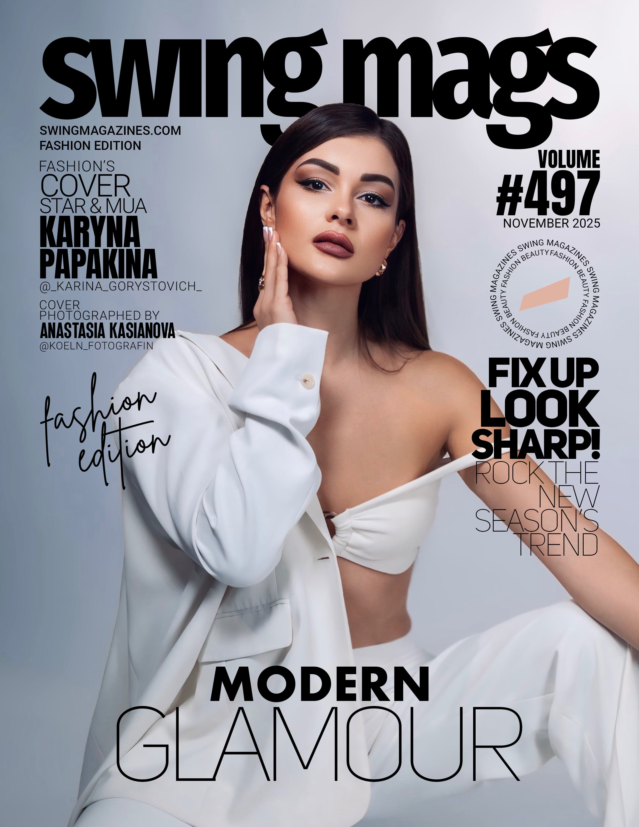 Swing Magazine Vol 497 – Fashion & Beauty Edition (Nov. 2025)